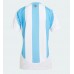 Echipament fotbal Argentina Tricou Acasa Copa America 2024 pentru femei maneca scurta